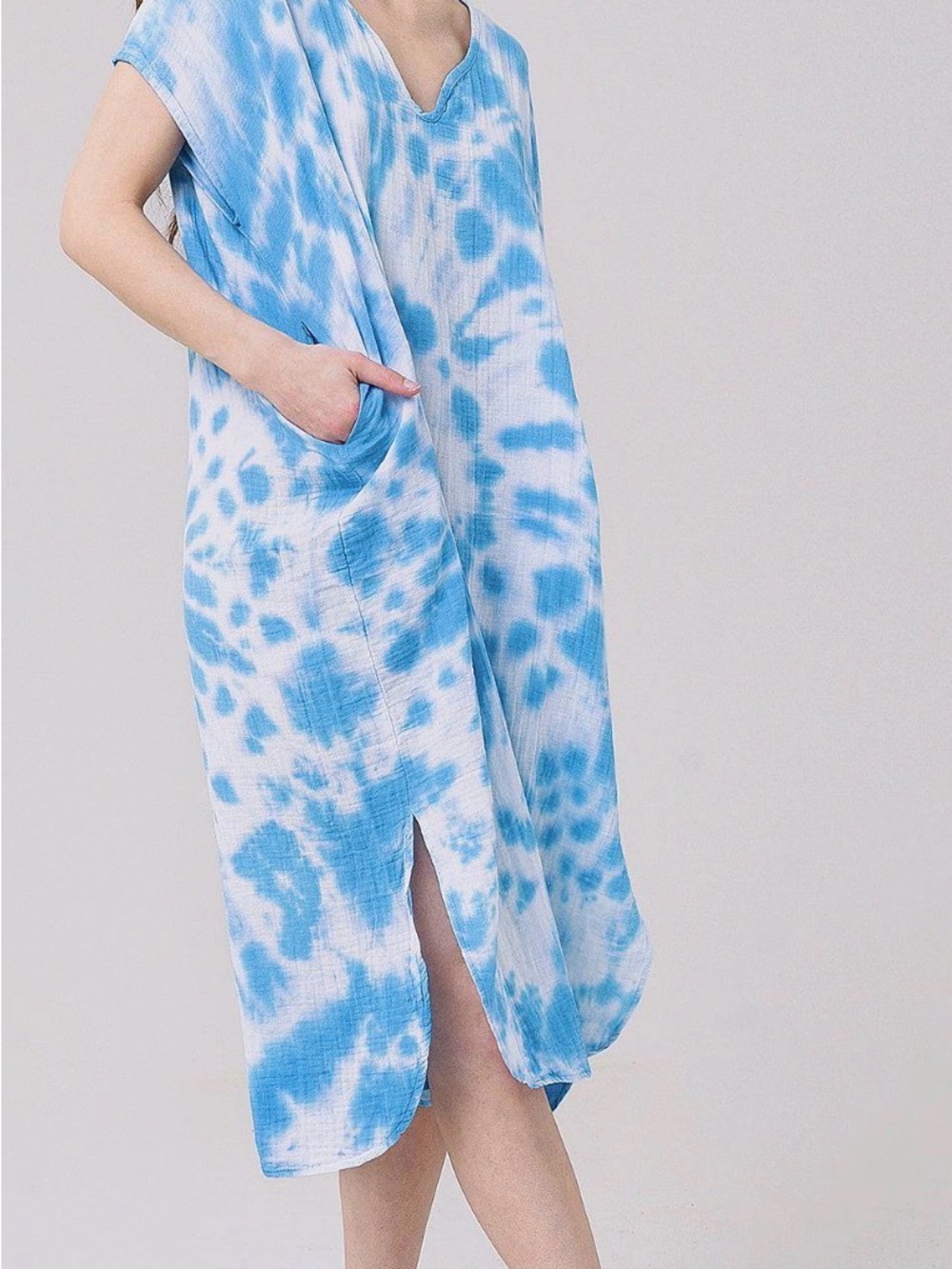 Stark x Tie-dye Caftan Women’s XS Blue